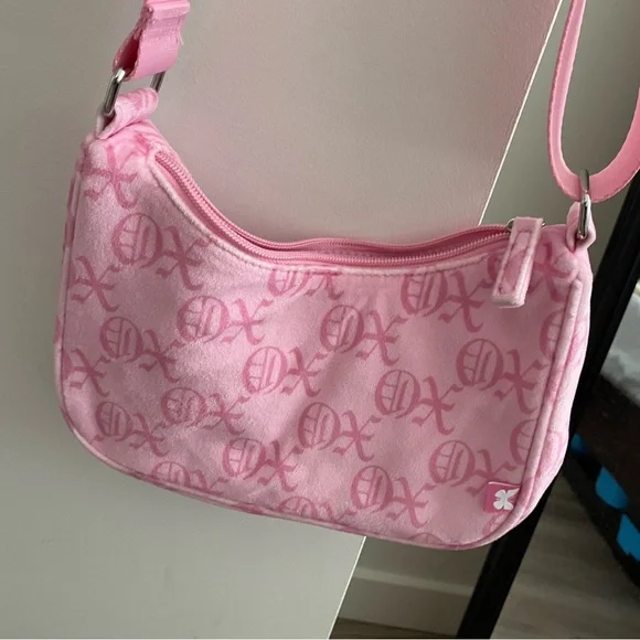 Pink Patterned Shoulder Bag - Picture 6 of 8